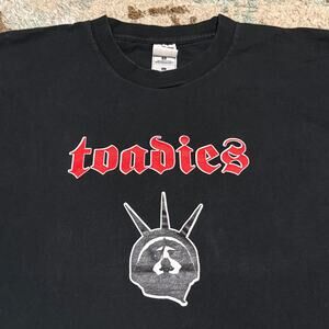 Vintage Toadies Statue of Liberty Band Shirt Large Alternative Rock Grunge 90s
